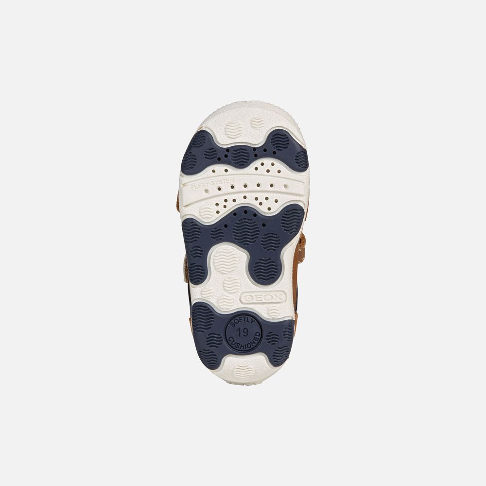 Sandalias Geox Bebe Marrom - Balù Boy - RSLCA1038